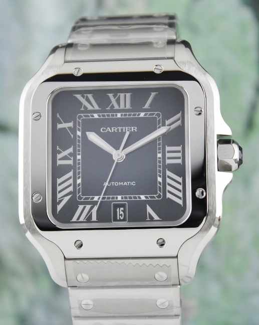 (image for) UNWORN NEW SANTOS DE CARTIER AUTOMATIC WATCH / WSSA0013